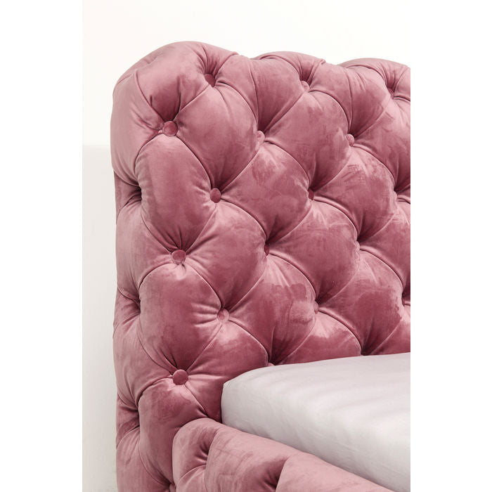 Bed Desire Velvet Mauve 160x200cm