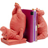 Pink Hippo Bookends