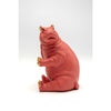 Pink Hippo Bookends