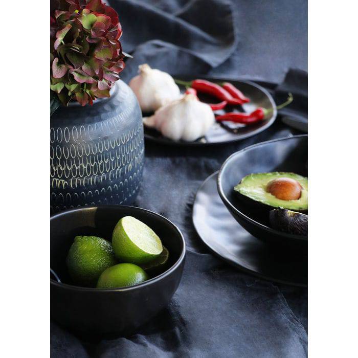 Cereal Bowl Organic Black Ø15cm