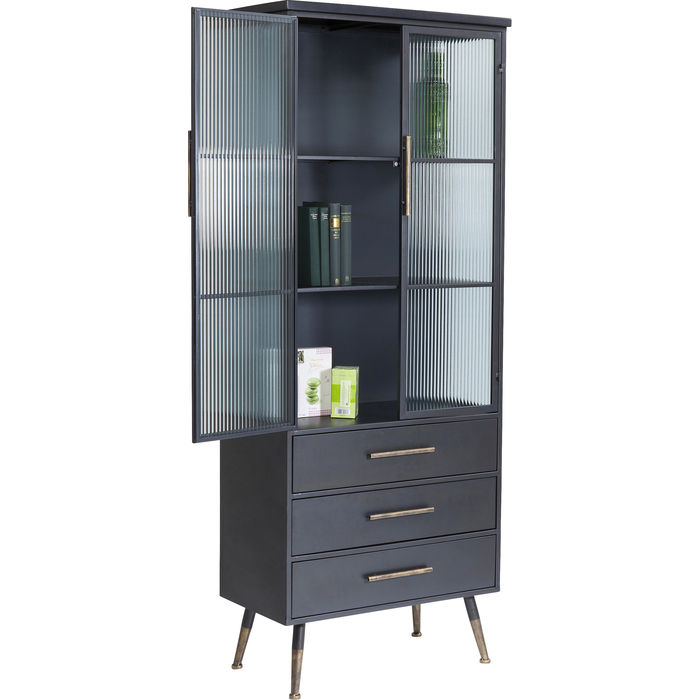 Steel and Glass Cabinet 