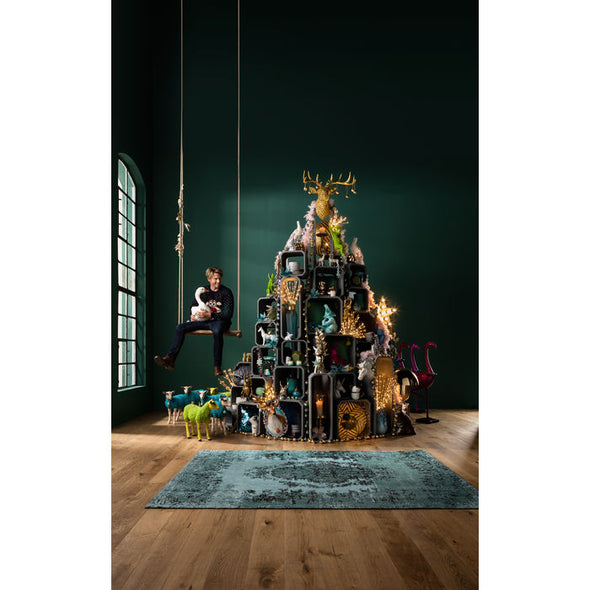 Carpet Kelim Pop Turquoise 240x170cm