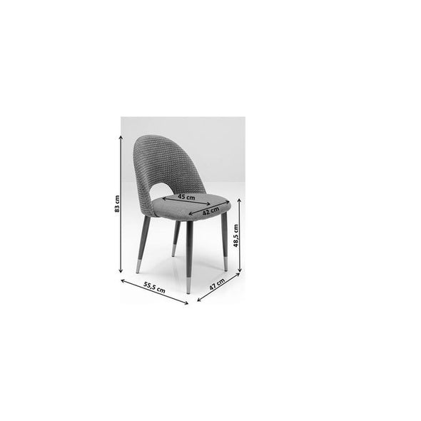Chair Iris Velvet Beige