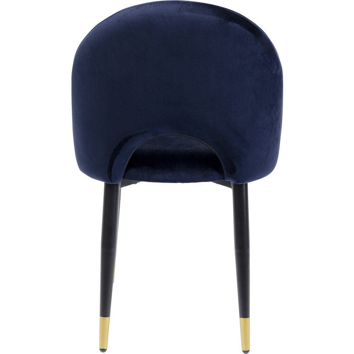 Velvet Blue Upholstered Chair