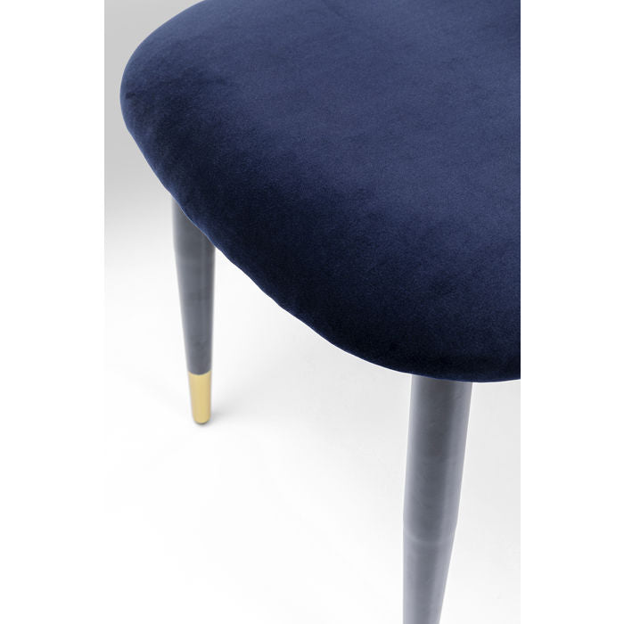 Velvet Blue Upholstered Chair