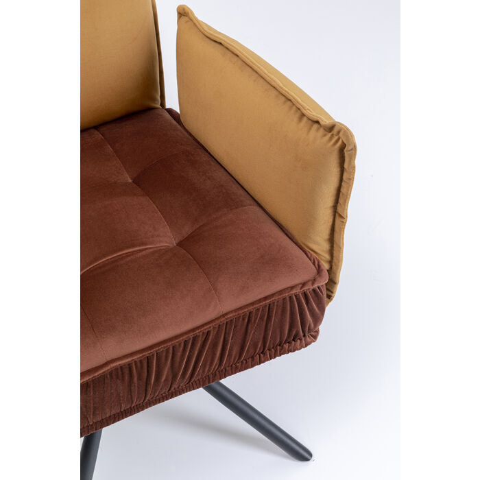 Velvet Upholstered Chair