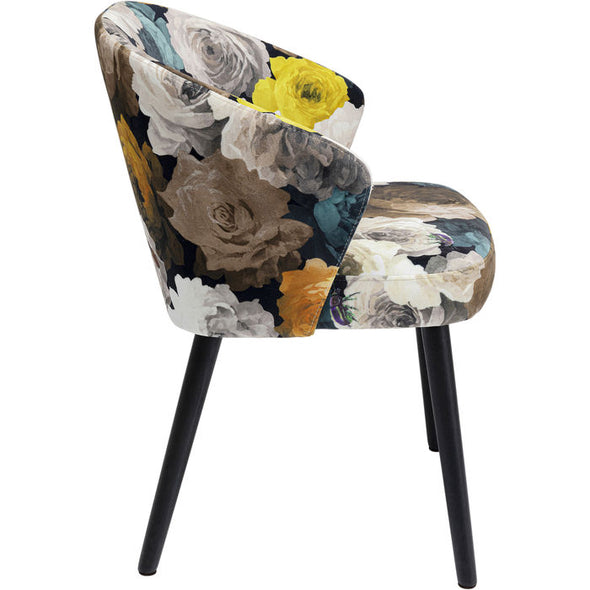 Chair with Armrest Peony Yellow