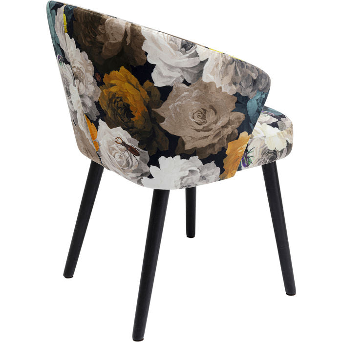 Chair with Armrest Peony Yellow