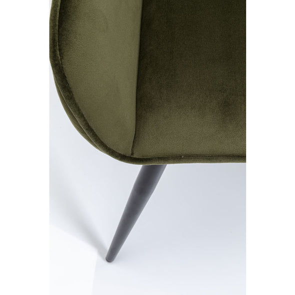 Chair with Armrest San Francisco Dark Green
