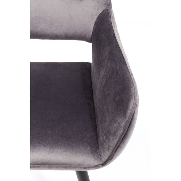 Chair with Armrest San Francisco Grey