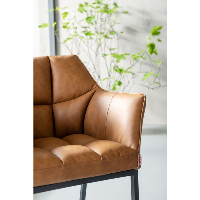 Brown Armrest Chair 