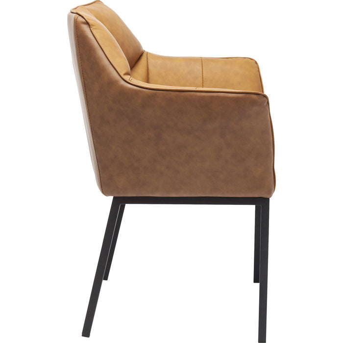 Brown Armrest Chair 