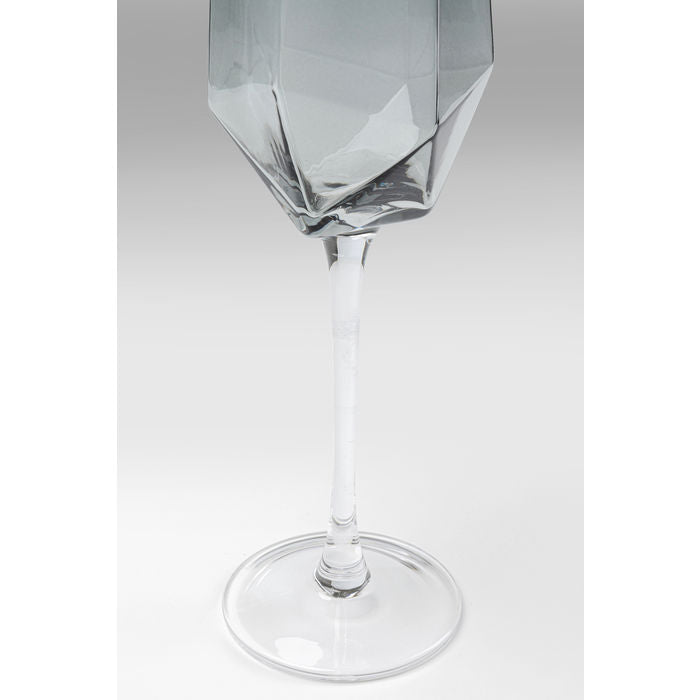 Smoky Champagne Glass