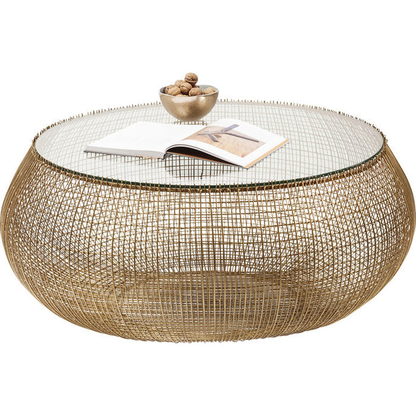 Coffee Table Cesta Gold