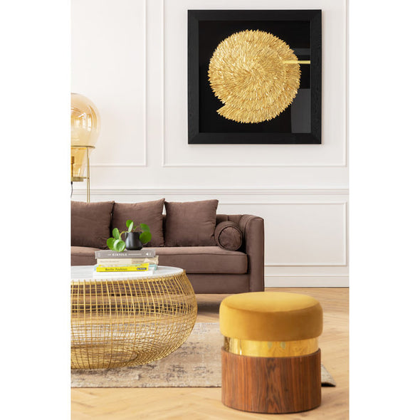 Coffee Table Cesta Marble Gold ‚àö√≤100cm