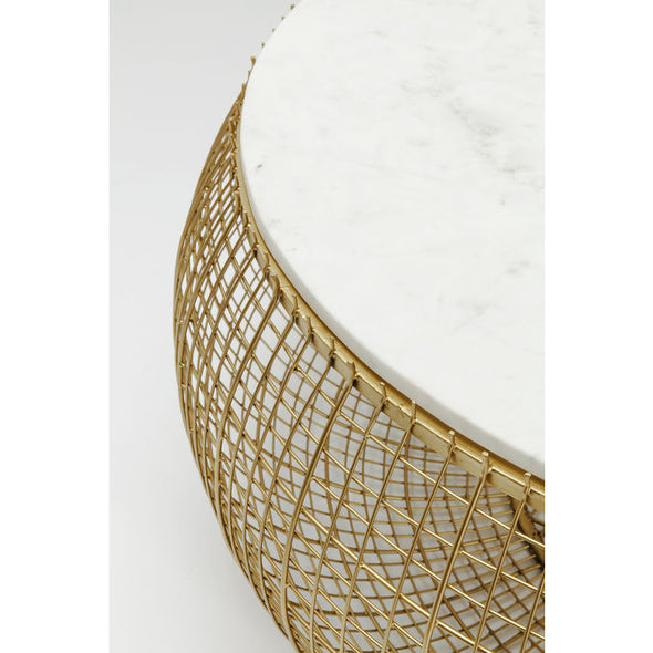 Coffee Table Cesta Marble Gold ‚àö√≤100cm