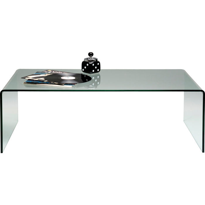 Clear Glass Coffee Table