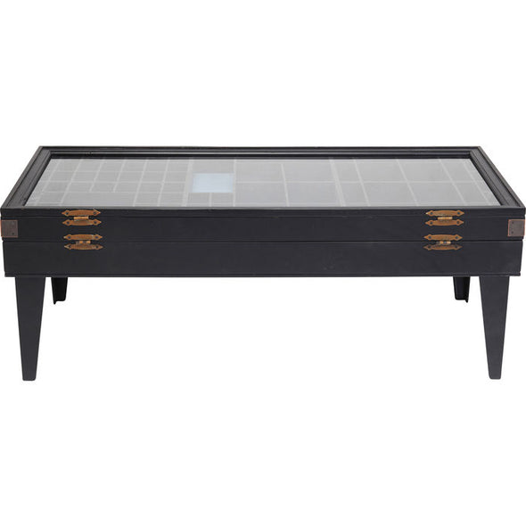 Coffee Table Collector Black 122x55cm