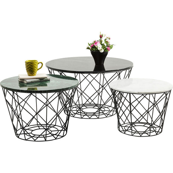 Coffee Table East Round (3/Set)
