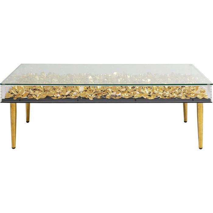 Gold Floral Coffee Table 