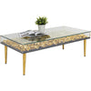 Gold Floral Coffee Table