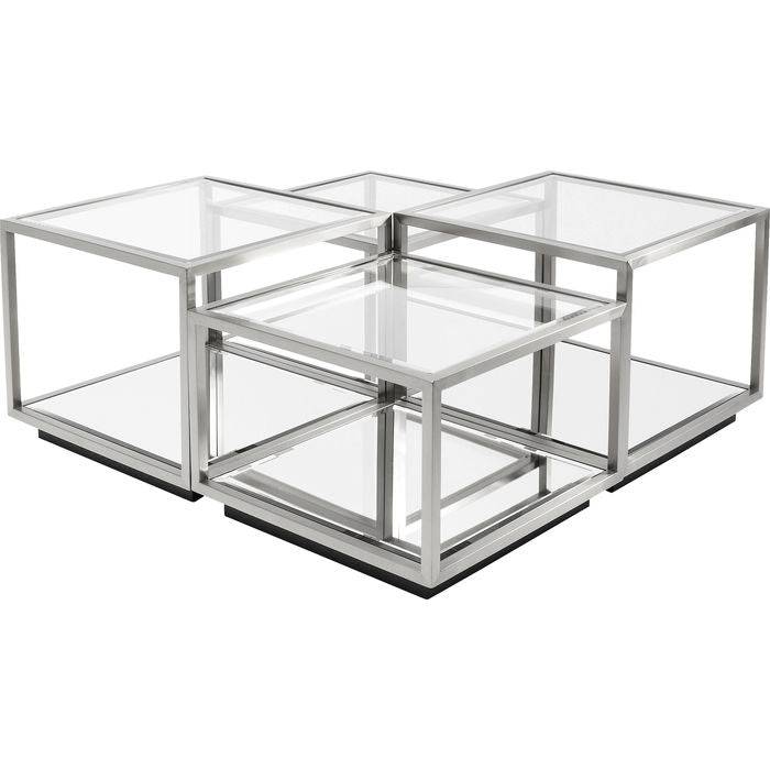 Silver Coffee Table Set 