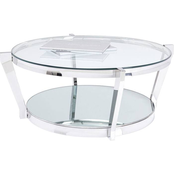 Silver Glass Coffee Table