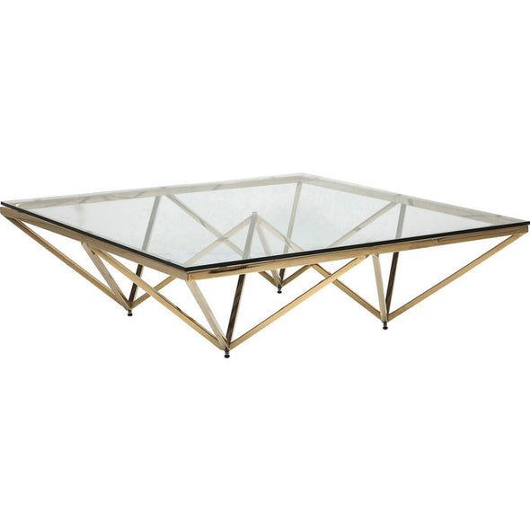 Coffee Table Network Gold 105x105cm