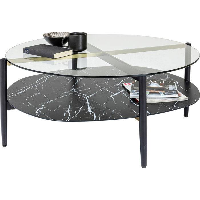 Coffee Table Noblesse Oval 97x91 - JULIA VENCE STORE