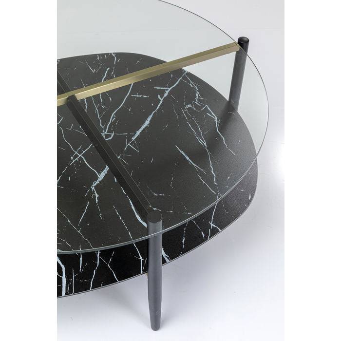 Coffee Table Noblesse Oval 97x91 - JULIA VENCE STORE