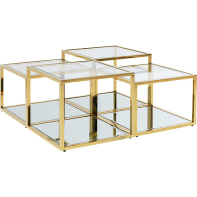 Gold Coffee Table Set