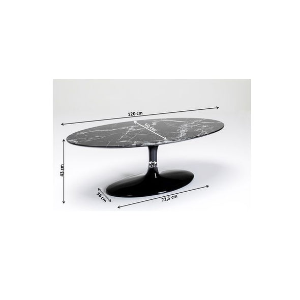 Coffee Table Marble Black