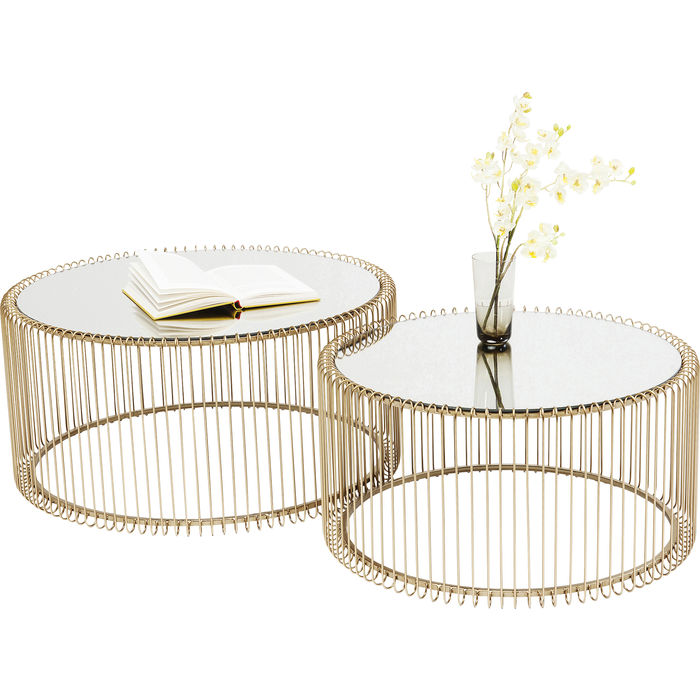 Wire Brass Coffee Table 