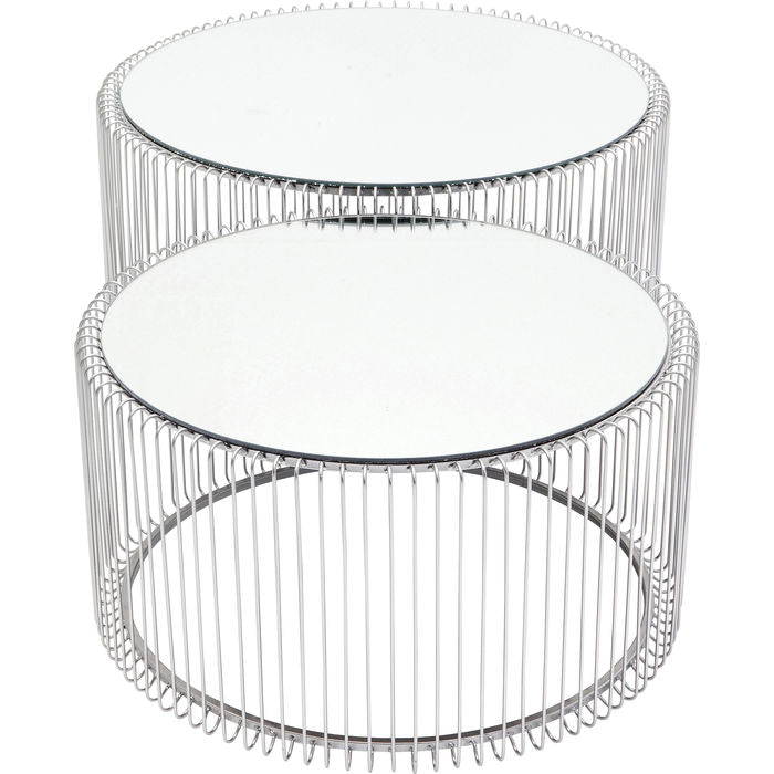 Silver Coffee Table Set