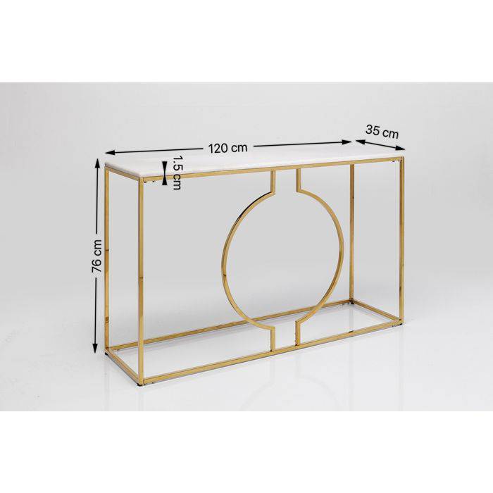 Console Miami Loft Gold 120cm - JULIA VENCE STORE