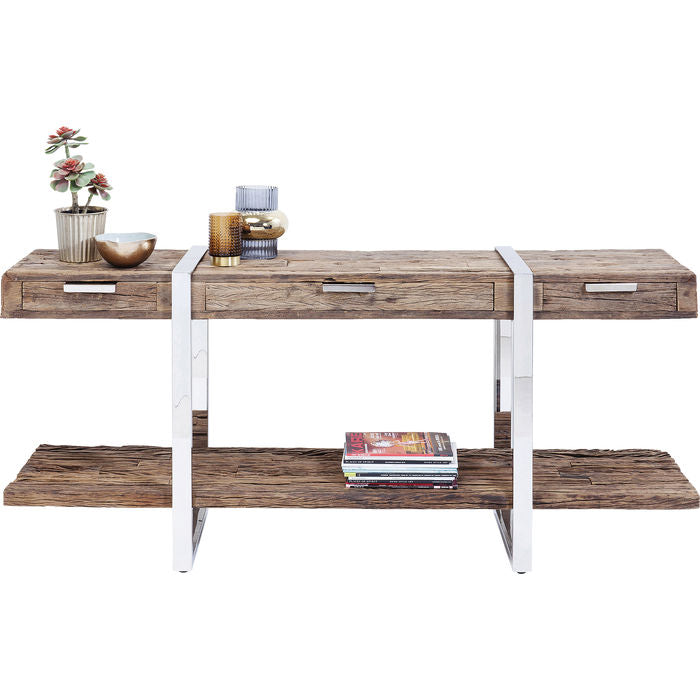 Recycled Wood Console Table