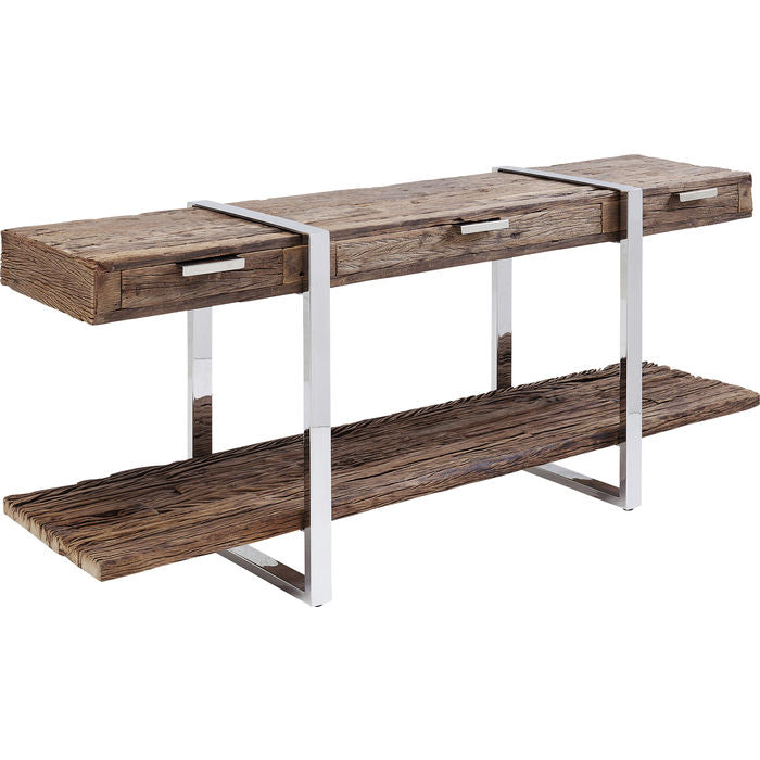 Recycled Wood Console Table