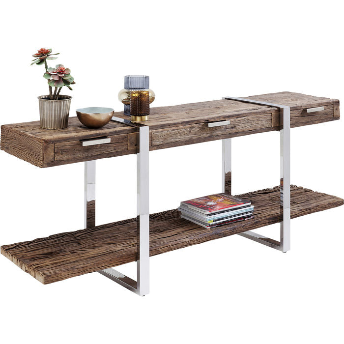 Recycled Wood Console Table