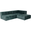 Dark Green Velvet Sofa