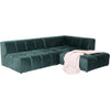 Dark Green Velvet Sofa