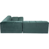 Dark Green Velvet Sofa