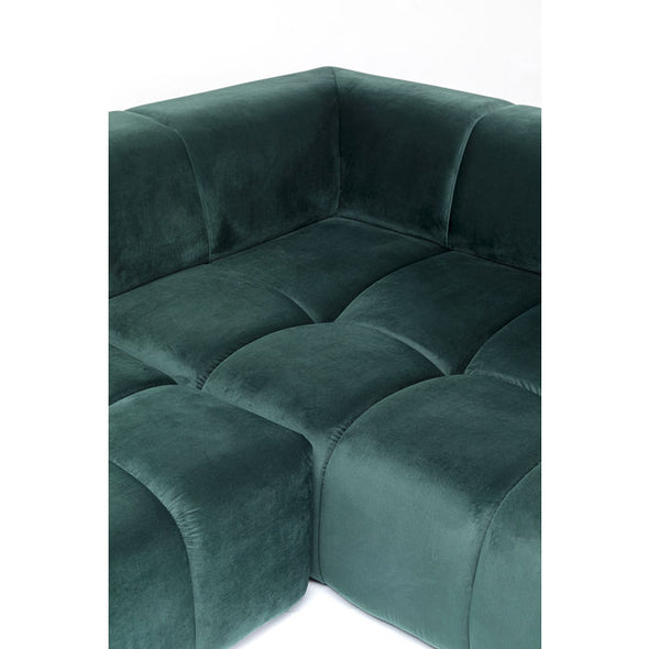 Dark Green Velvet Sofa