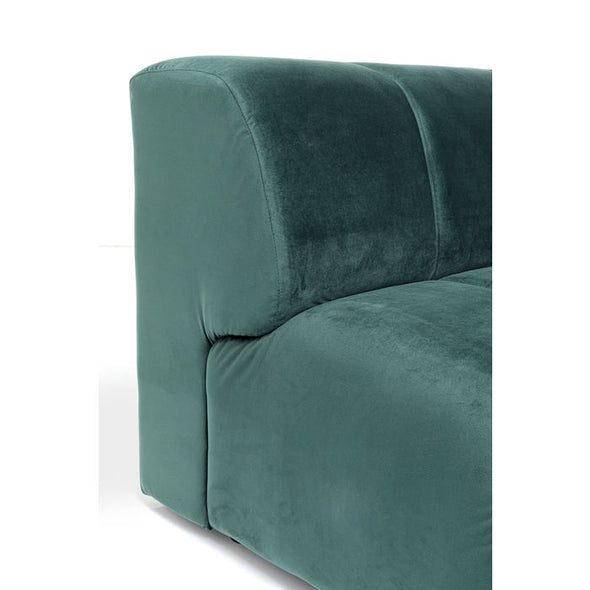 Dark Green Velvet Sofa