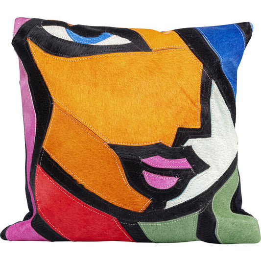 Cushion Abstract Lady Face 40x40cm