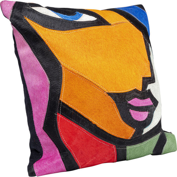 Cushion Abstract Lady Face 40x40cm