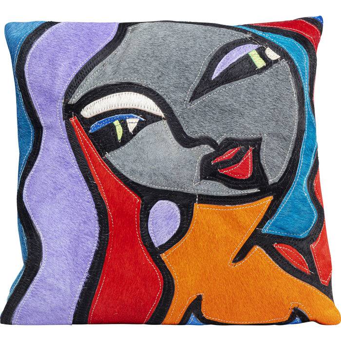 Cushion Monique Purple Hair 40x40cm - JULIA VENCE STORE