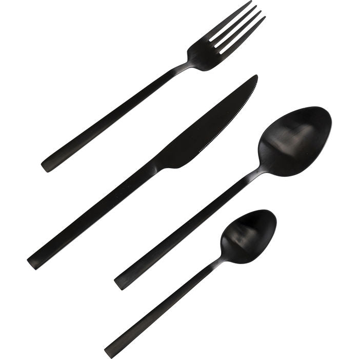 Modern Black Cutlery Set