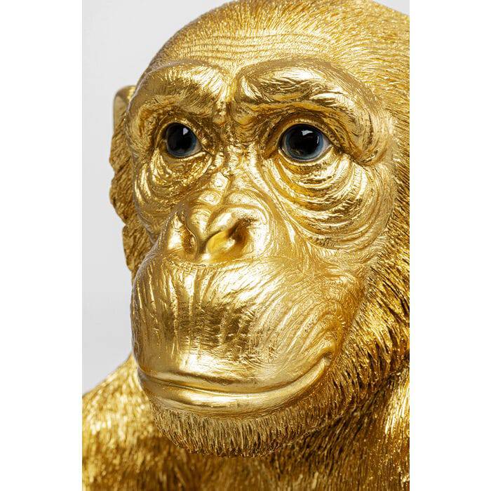 Deco Figurine Baby Ape Gold 53cm