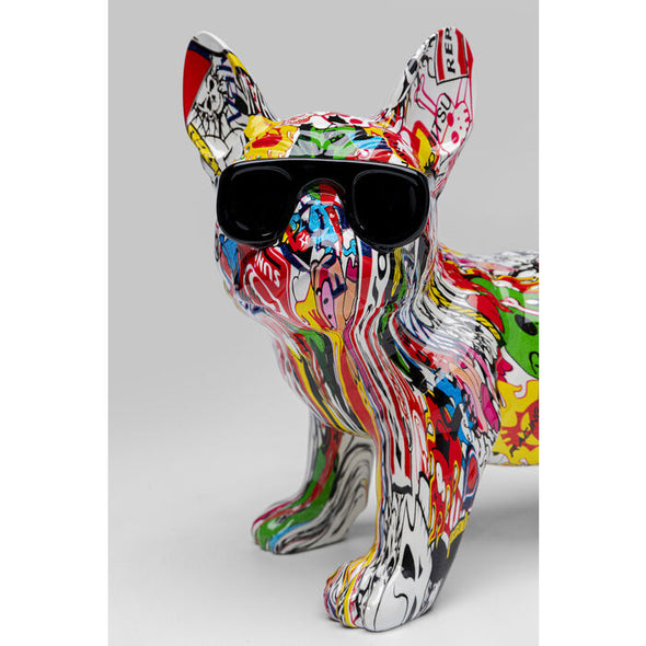 Deco Figurine Comic Dog Glasses
