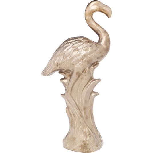 Deco Figurine Flamingo Side Gold